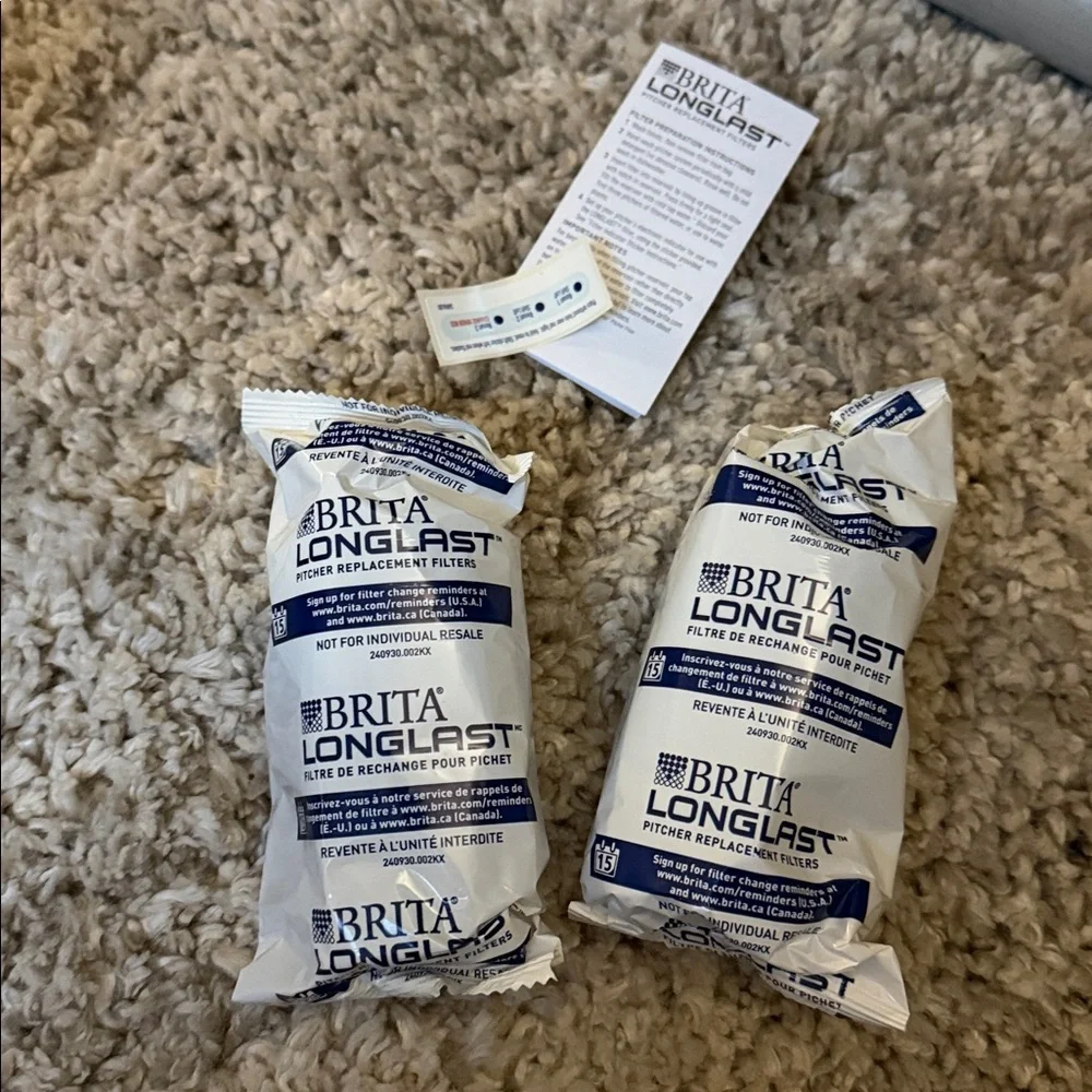 New Brita Long Lasts Pitcher Filter Set